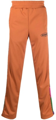 PALM ANGELS x MISSONI Unisex Orange Track Pants with Colorful Trim. PMCA007F21FAB0122701 Buy PALM ANGELS x MISSONI Unisex Orange Track Pants with Colorful Trim. PMCA007F21FAB0122701