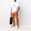 Shop PALM ANGELS x MISSONI Unisex Orange Track Pants with Colorful Trim. PMCA007F21FAB0122701