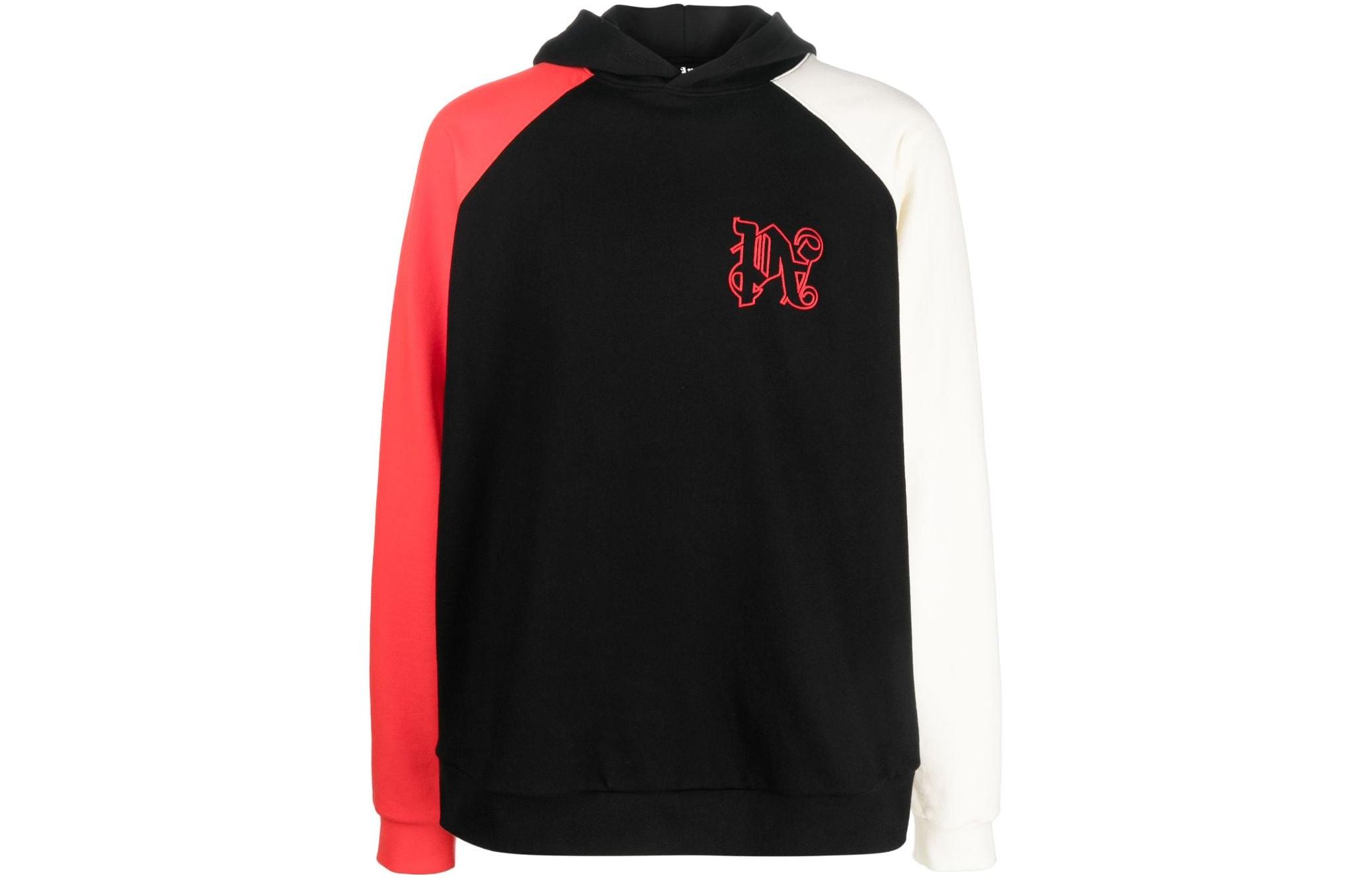 PALM ANGELS MoneyGram HAAS F1 Team Hoodie Black/Red SS23 Mens Hoodie. PMBB126T23FLE0011025