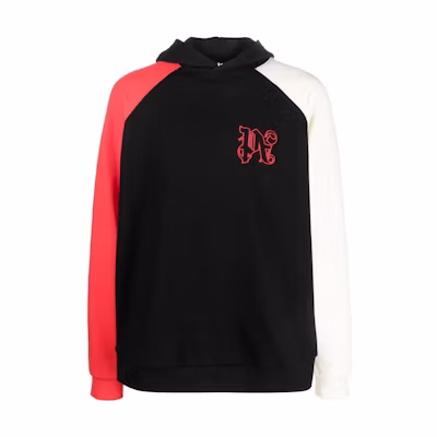 PALM ANGELS MoneyGram HAAS F1 Team Hoodie Black/Red SS23 Mens Hoodie. PMBB126T23FLE0011025