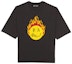 Buy PALM ANGELS x Smiley Vintage Flame Logo 3/4 Lengan Hitam SS21 Pria PMAA041R21JER0011018