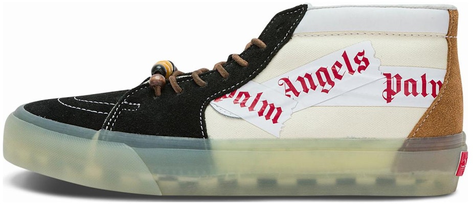 Palm Angels x Vans Sk8-Mid VLT LX 'Black' VN0A7TNH78C Buy Palm Angels x Vans Sk8-Mid VLT LX 'Black' VN0A7TNH78C