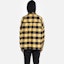 Purchase PALM ANGELS Yellow Plaid Check Logo Front Hooded Shirt PMGA042E196150126001