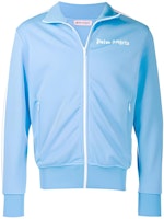 PALM ANGELS Zip-Up Track Jacket Unisex Blue PMBD001E193840023101 PALM ANGELS Zip-Up Track Jacket Unisex Blue PMBD001E193840023101