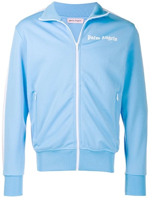 PALM ANGELS Zip-Up Track Jacket Unisex Blue PMBD001E193840023101 Order PALM ANGELS Zip-Up Track Jacket Unisex Blue PMBD001E193840023101