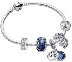 Pandora 925 Silver Galaxy Bracelet Set for Women - Minimalist Style. ZT2099 Pandora 925 Silver Galaxy Bracelet Set for Women - Minimalist Style. ZT2099