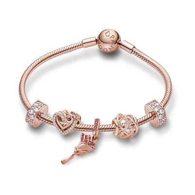 Pandora Intertwined Sparkling Bracelet Set. ZT1093