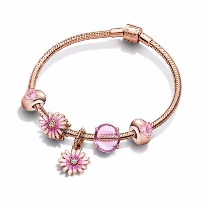 Pandora Daisy Series Heartbeat Daisy Bracelet Set ZT1120