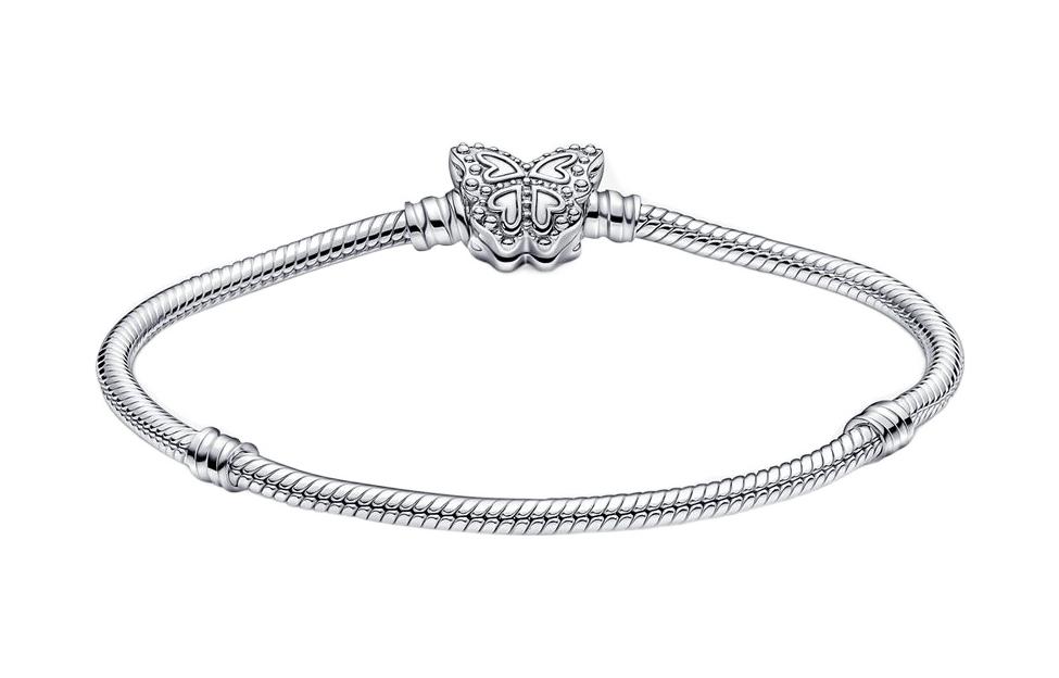 Lookbook 潘多拉蝶形扣蛇骨链手链 590782C01