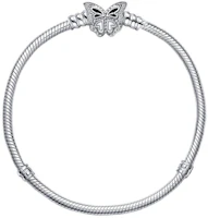 Shop Pandora 時刻蝴蝶扣蛇骨鏈手鍊 590782C01