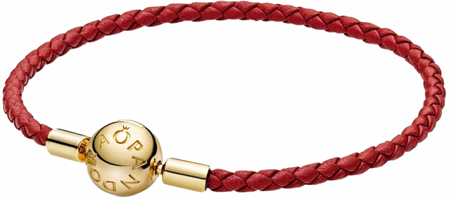 Pandora Moments Red Woven Cord Bracelet - Unisex Couple's Edition. 568777C01 Buy Pandora Moments Red Woven Cord Bracelet - Unisex Couple's Edition. 568777C01
