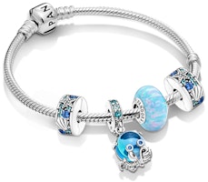 Pandora Playful Octopus 925 Silver Bracelet Set Multicolor. ZT2375 Pandora Playful Octopus 925 Silver Bracelet Set Multicolor. ZT2375
