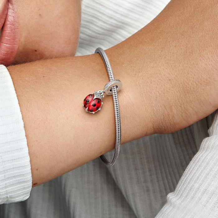 Shop Pandora 紅色葫蘆形飾品 男女情侶款設計 792571C01