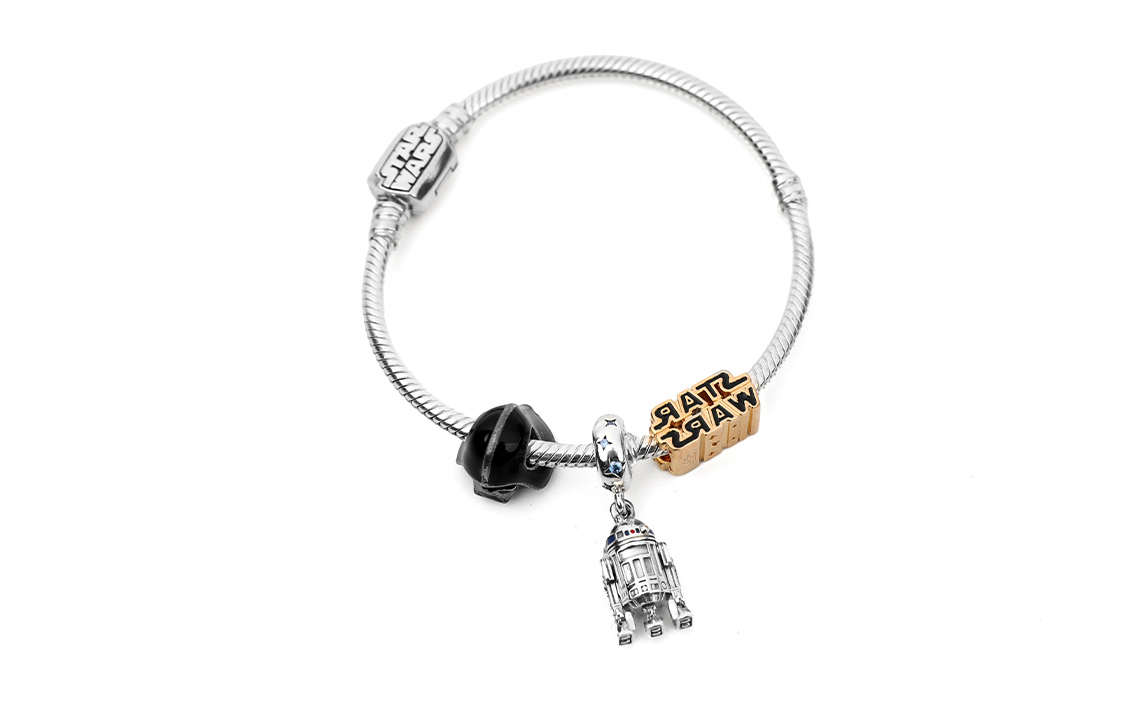 Order Pandora Star Wars Darth Vader Gelang Perak 925 Unisex Rekaan Pasangan. &R9