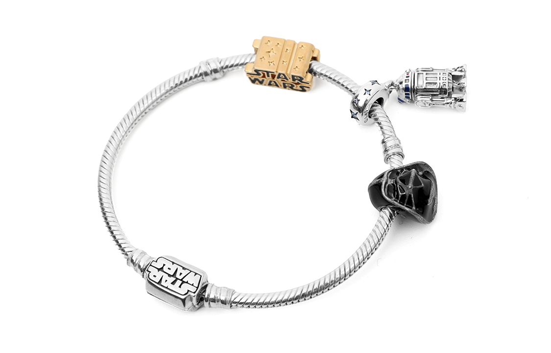 Shop Pandora Star Wars Darth Vader Gelang Perak 925 Unisex Rekaan Pasangan. &R9