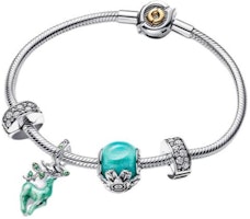 Pandora x Honor of Kings 925 Silver Gold Plated Alloy Couple Bracelet - Silver ZT2957 Pandora x Honor of Kings 925 Silver Gold Plated Alloy Couple Bracelet - Silver ZT2957