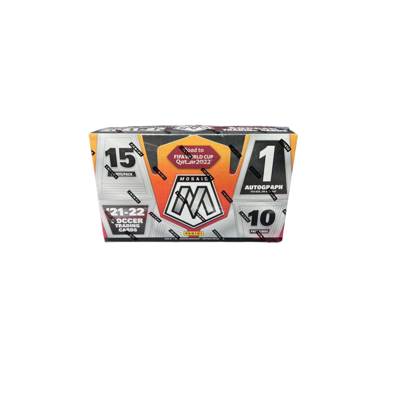 Panini 2021-22 Mosaic Road to World Cup Soccer Cards Box - Messi, Ronaldo & more. Panini-2405-2462