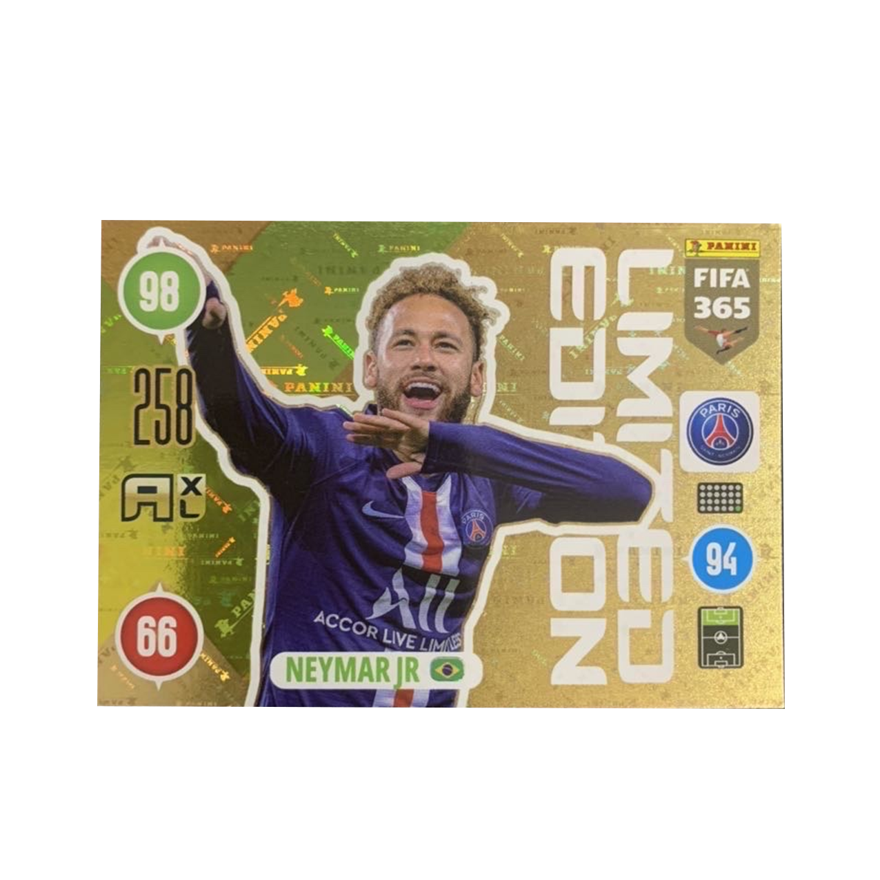 Panini 2021 FIFA 365 Neymar Rare Card Sports Trading Card Single Pack Panini-2405-0761