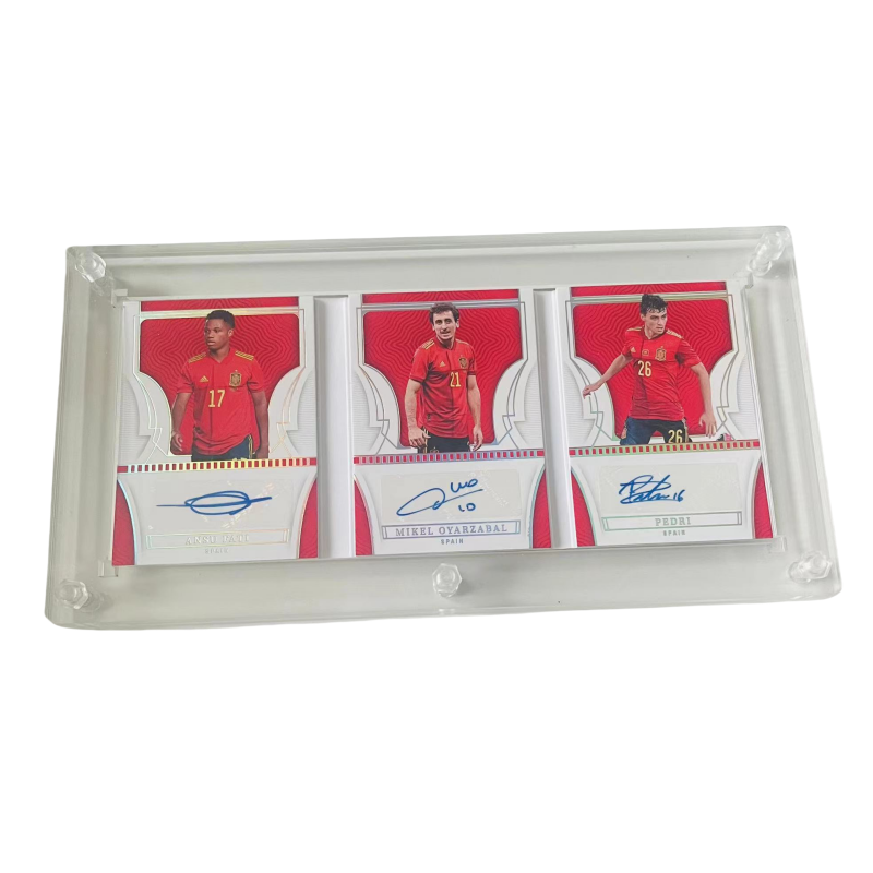 Panini 2022 National Treasures Spain Triple Auto Fati Oyarzabal Pedri /49 Cards Set Panini-2406-1200
