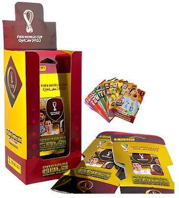 Panini 2022 Qatar World Cup Official Gold Trading Cards Pack (5 Packs/Box) Panini-31140-1 Buy Panini 2022 Qatar World Cup Official Gold Trading Cards Pack (5 Packs/Box) Panini-31140-1