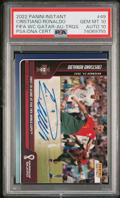 Panini C羅2022世界盃親簽卡 PSA10 評級卡 Panini-2405-0559 PANINI-2405-0559 Buy Panini C羅2022世界盃親簽卡 PSA10 評級卡 Panini-2405-0559 PANINI-2405-0559