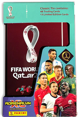 Panini FIFA World Cup Qatar 2022 World Cup Soccer Star Cards Classic Collectible Tin Panini-31058 Buy Panini FIFA World Cup Qatar 2022 World Cup Soccer Star Cards Classic Collectible Tin Panini-31058