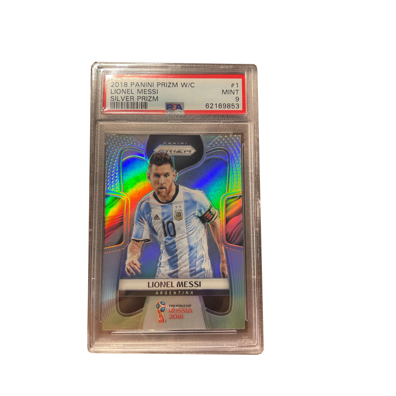 Panini Lionel Messi PSA9 Prizm Silver 2018 World Cup Graded Card Single Pack Panini-2408-0351