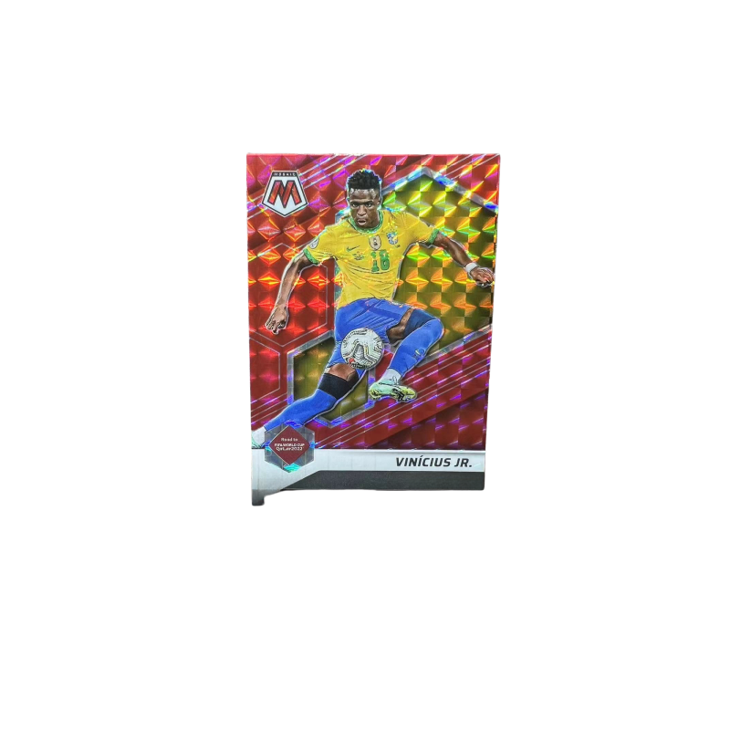 Panini Mosaic World Cup Vinicius Jr Brazil Real Madrid Soccer Star Card. Panini-2407-0169