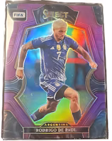 Panini Rodrigo De Paul 2022-23 Panini Select FIFA Soccer Argentina Purple Card 65/75 Graded Panini-2406-0956 Panini Rodrigo De Paul 2022-23 Panini Select FIFA Soccer Argentina Purple Card 65/75 Graded Panini-2406-0956