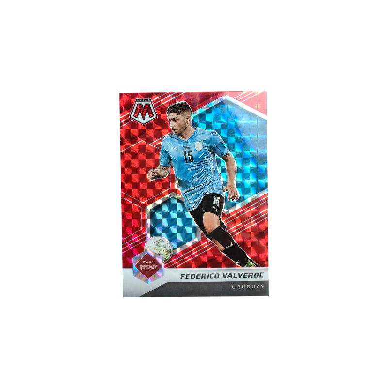 Panini Valverde Uruguay Real Madrid World Cup Red Mosaic Sports Card Panini-2407-0227