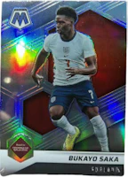 Panini World Cup Mosaic Bukayo Saka England Arsenal Silver Prizm Sports Card. Panini-2407-0161 Panini World Cup Mosaic Bukayo Saka England Arsenal Silver Prizm Sports Card. Panini-2407-0161
