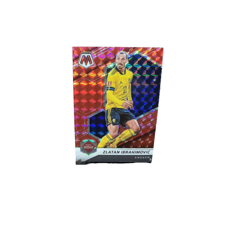 Panini World Cup Mosaic Zlatan AC Milan Barca Man Utd Red Parallel Card Single Panini-2407-0165