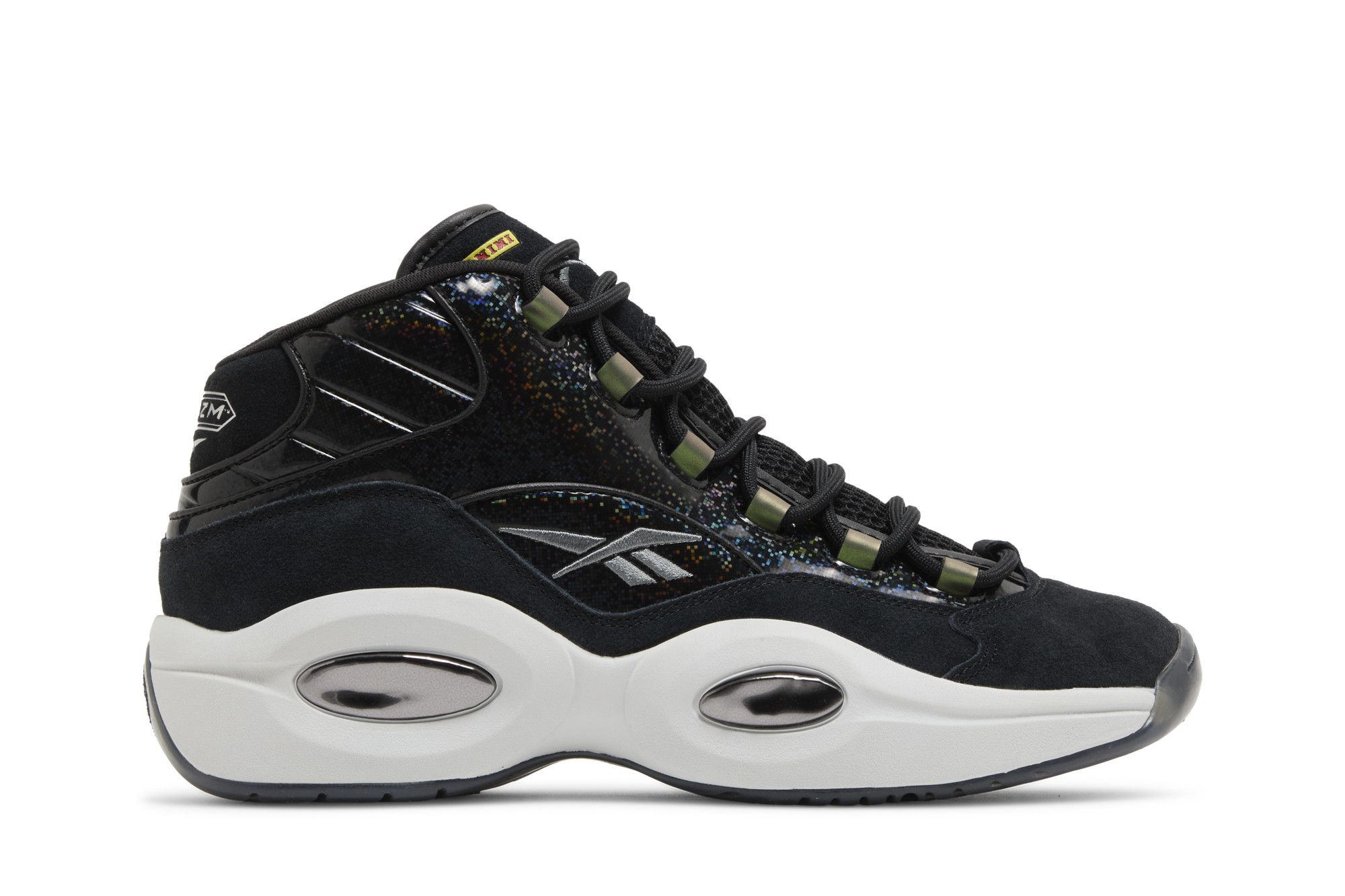 Buy Panini x Reebok Question 'Black Pulsar Prizm' Sneakers Hitam Terbaru HQ4135