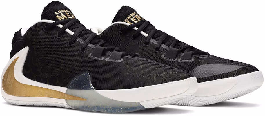 Nike Freak 1 Zoom "Coming to America" 字母哥 低筒 實戰籃球鞋 男款 黑金 Cheap Nike Freak 1 Zoom "Coming to America" 字母哥 低筒 實戰籃球鞋 男款 黑金