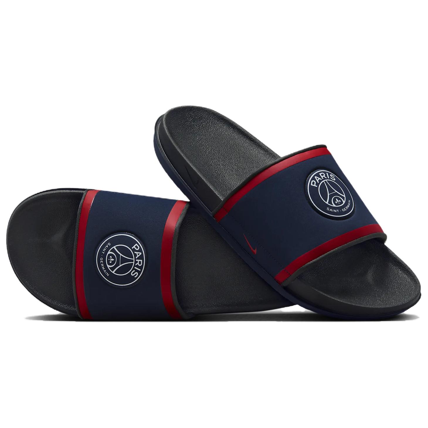 Shop Paris Saint-Germain x Nike Sandal 'Midnight Navy University Red' FZ3190-400