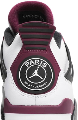 Paris Saint-Germain x Air Jordan 4 Retro 'Bordeaux' CZ5624-100 Sizing Paris Saint-Germain x Air Jordan 4 Retro 'Bordeaux' CZ5624-100