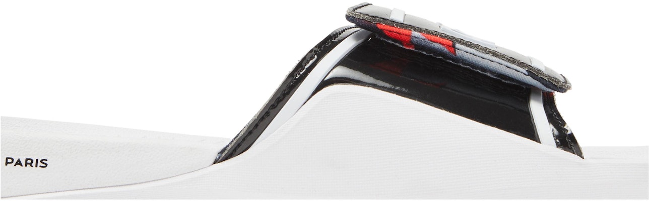 Paris Saint-Germain x Air Jordan Hydro Slide 7 V2 'White Black' CJ7244-001 Order Paris Saint-Germain x Air Jordan Hydro Slide 7 V2 'White Black' CJ7244-001