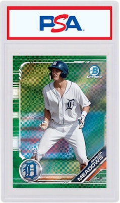 Parker Meadows 2019 Bowman Chrome X Green X-Fractor /31 BCP-175 Buy Parker Meadows 2019 Bowman Chrome X Green X-Fractor /31 BCP-175