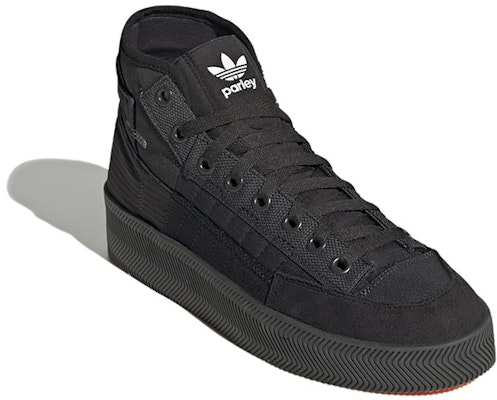 Parley x adidas Nizza High 'Carbon Black' GX6981 Lookbook Parley x adidas Nizza High 'Carbon Black' GX6981