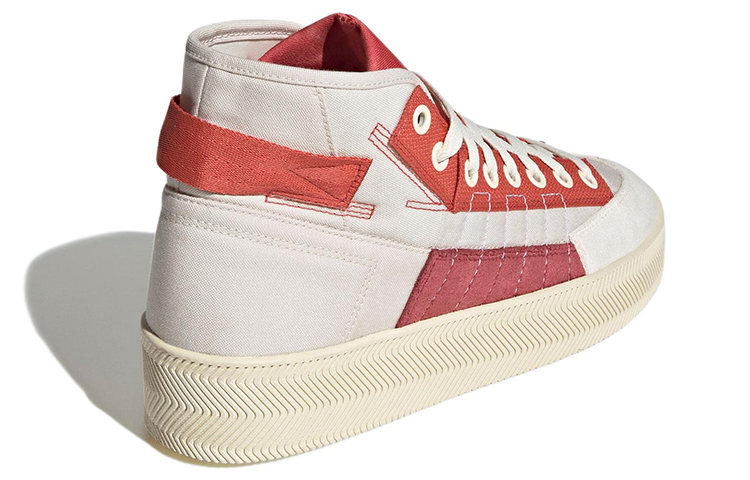Shop Parley x adidas Nizza High 'Chalk Wonder Red' zapatillas altas rojas y beige GX6979