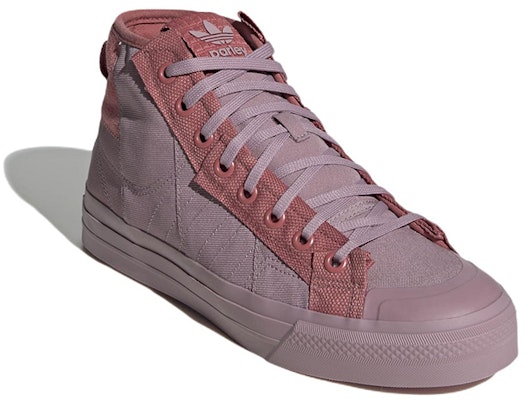 adidas Nizza 高帮 'Magic Mauve' x Parley 绿色合作款 GX6984 Lookbook adidas Nizza 高帮 'Magic Mauve' x Parley 绿色合作款 GX6984
