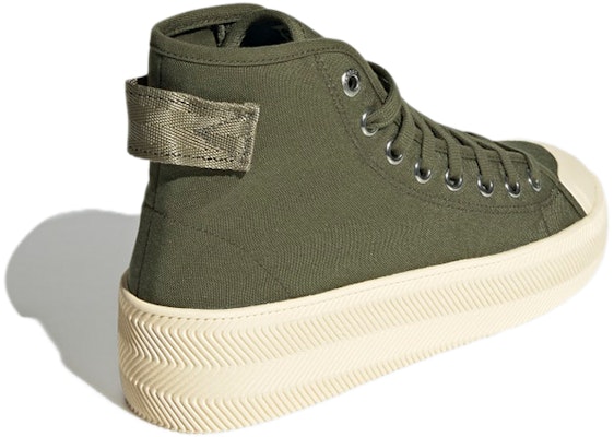 Parley x adidas originals NIZZA 高筒 復古休閒 開口鞋 男女款 軍綠色 Shop Parley x adidas originals NIZZA 高筒 復古休閒 開口鞋 男女款 軍綠色