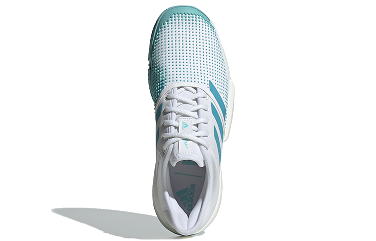 Purchase Parley x adidas SoleCourt Boost 'Putih Biru Spirit' G26295