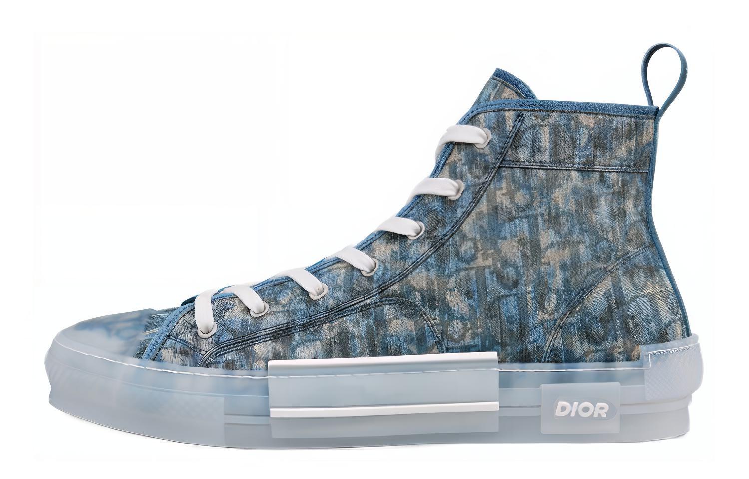Parley x Dior B23 High 'Dior Oblique - Blue Ocean Plastic' 3SH118ZPM_H561