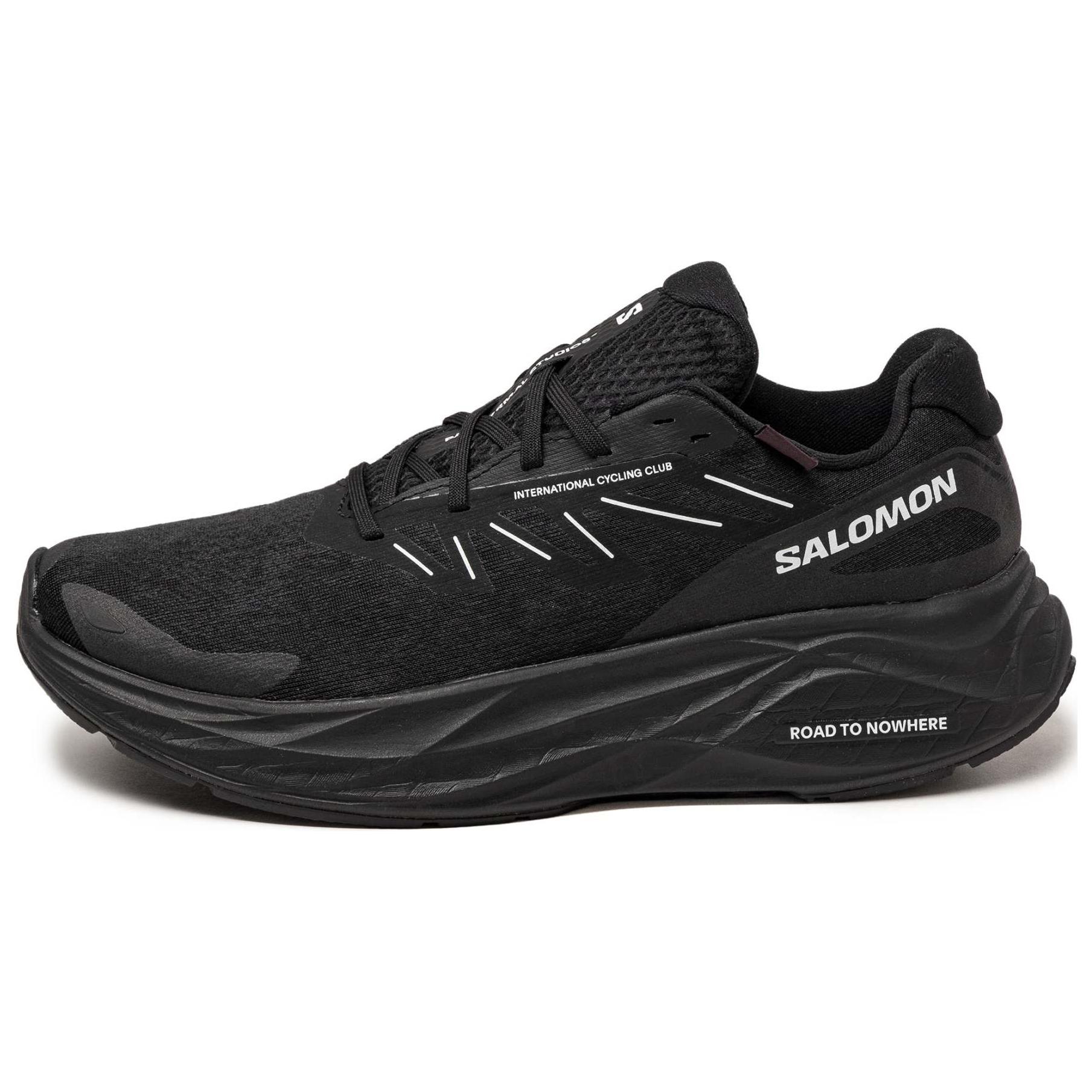 PAS NORMAL STUDIOS × SALOMON Aero Glide Black Low-Top Running Shoes L47671700