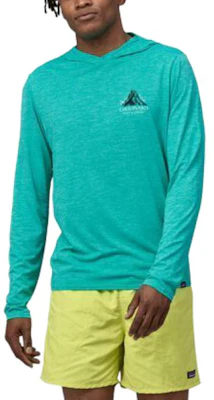 Patagonia Cap Cool Daily Hoody C1 Graphic Surf Quick-Dry Long Sleeve Shirt 45325 21