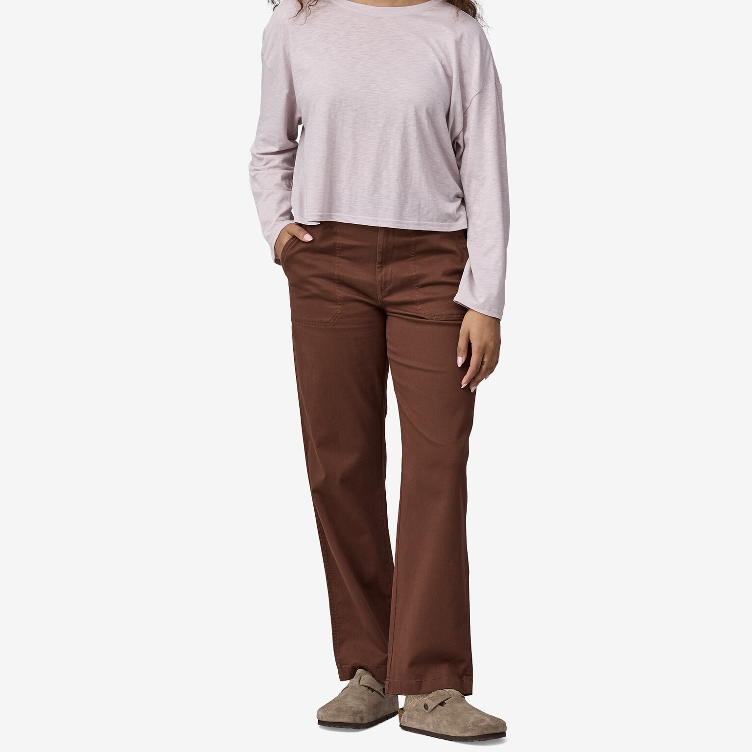 Cheap Pantalones Cargo Patagonia Casual de Pierna Recta y Tiro Medio. 21925