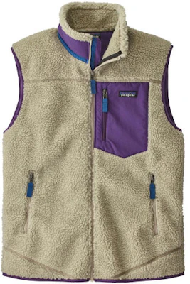 Patagonia Classic Retro-X Windproof Sherpa Fleece Vest with Color Block. 23048 6