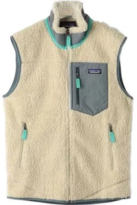 Patagonia Classic Retro-X Windproof Sherpa Fleece Vest with Color Block. 23048 10