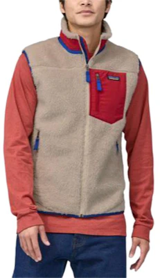 Patagonia Classic Retro-X Windproof Sherpa Fleece Vest with Color Block. 23048 15